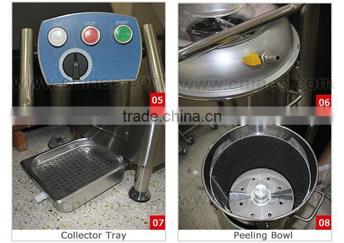 400kg/h Commercial Automatic Electric Industrial Potato Peeler