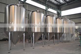 Stainless steel beer brewing tank