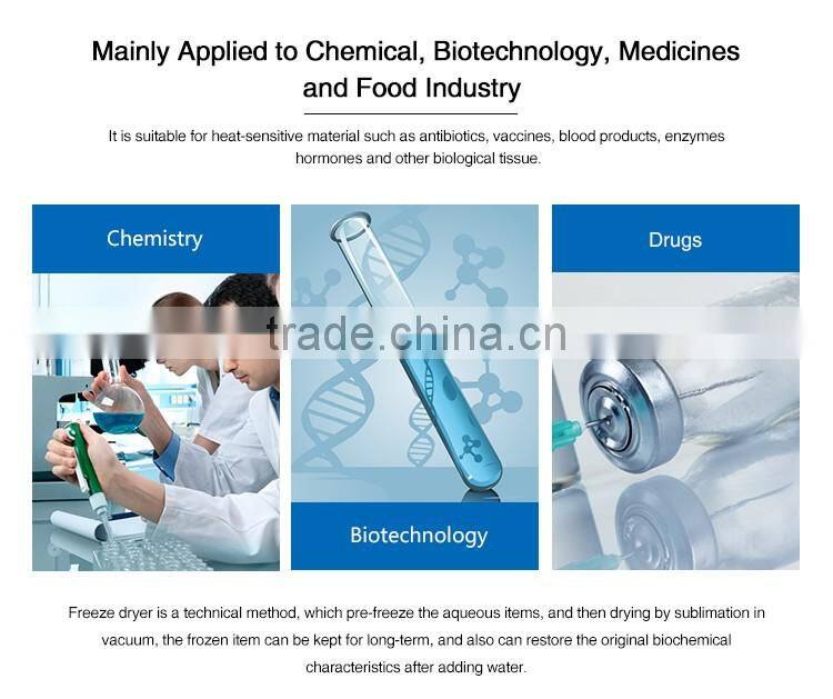 High Efficiency Lyophilizer/Lab Freeze Dryer