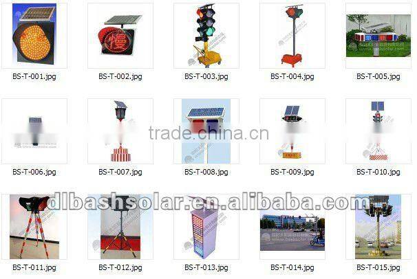 solar traffic light with 4 color