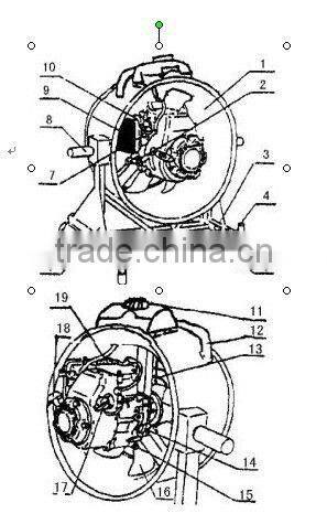 Hoda engine Firefighting Positive-pressure ventilator fan