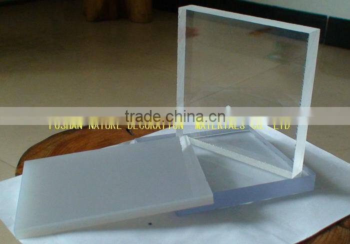 clear & lake blue polycarbonate honeycomb sheet