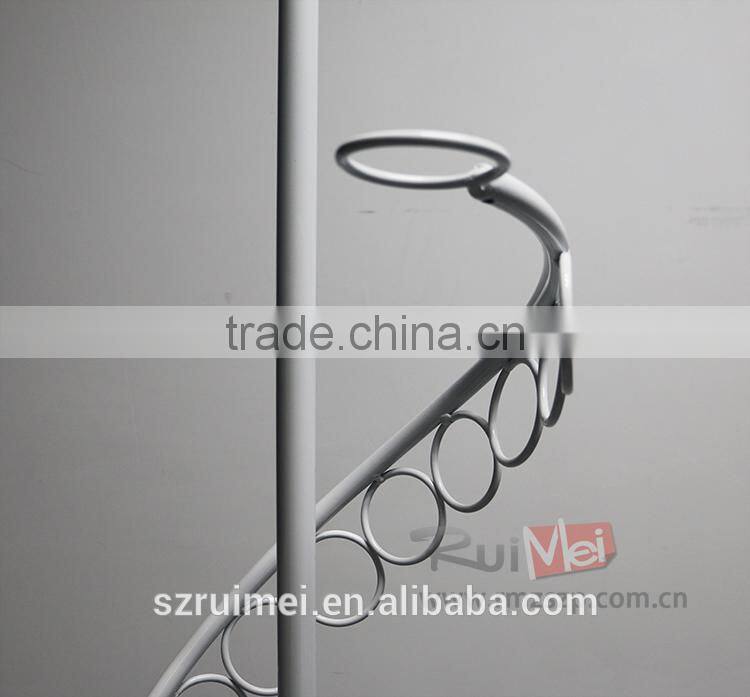 Customized Metal Movable Scarf Shop Display Rack