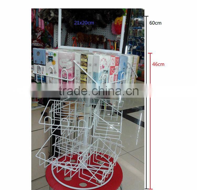 various design multi-side gift card display stand