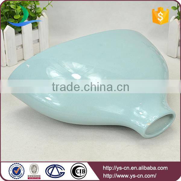 YSv0166-01 Cheap Hight Grade Light Blue Ceramic Vase