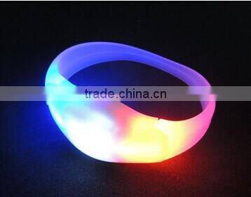 RGB color radio controlled LED Bracelet Led Wristband