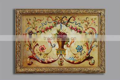 Decorated solid wood Frame Oil Painting