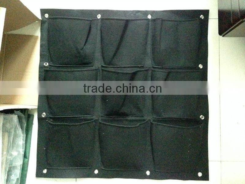 9 Pocket Hanging Vertical Garden Planter for Walls Indoor/Outdoor Decoration