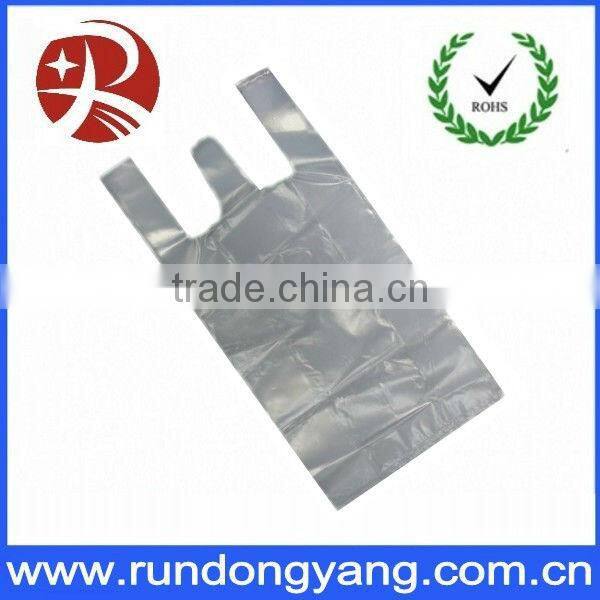 Eco-friendly plastic vest carrier bag for shopping