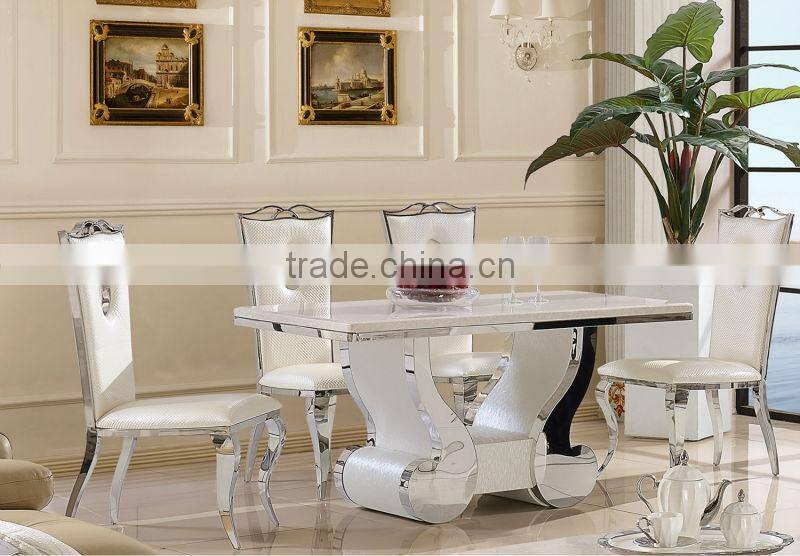 2015 new steel table and chairs