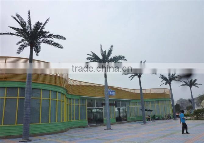 Home garden edging decorative 5ft to 16ft Height outdoor artificial green plastic palm trees EDS06 0815