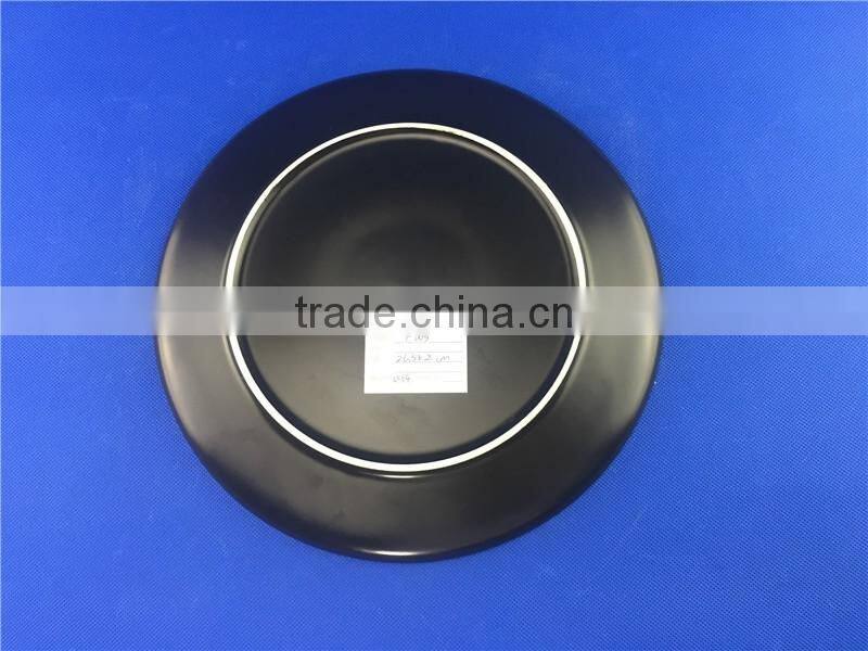 cheap black dinner plates for restaurant
