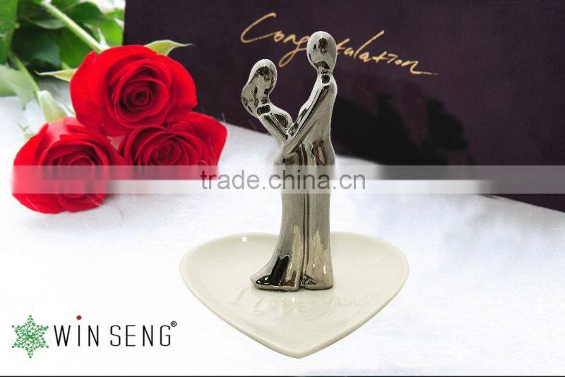 Wholesale Wedding Ceramic Ring Holder as Jewelry display stand