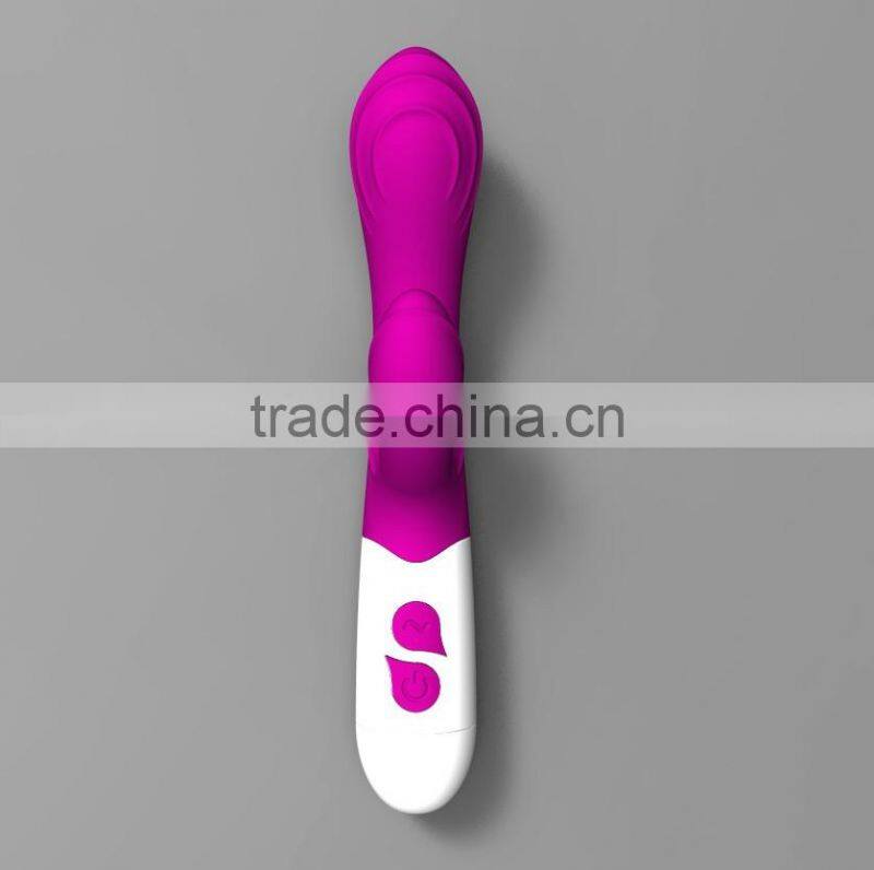 Silicone vibrating rod sex toy