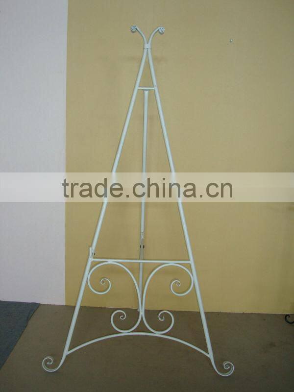 antique standing display metal easels