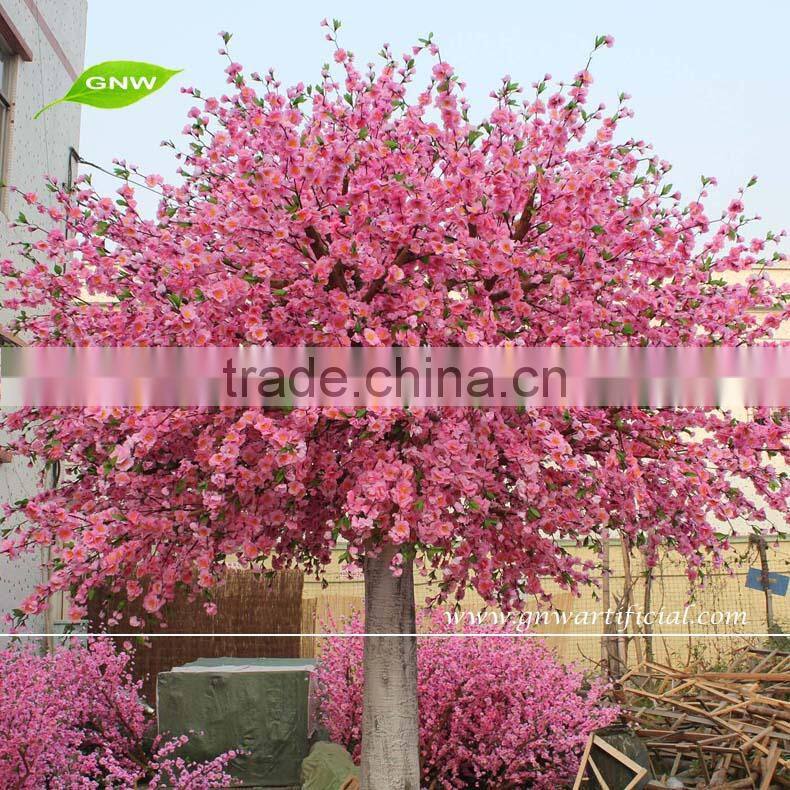 GNW BLS014-8 10ft Pink Color Fake Cherry Blossom Tree Indoor Outdoor Landscape Decor