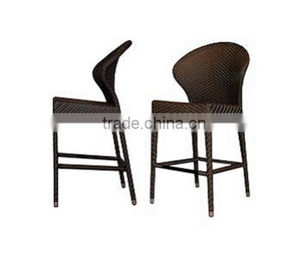 All weather rattan bar stool