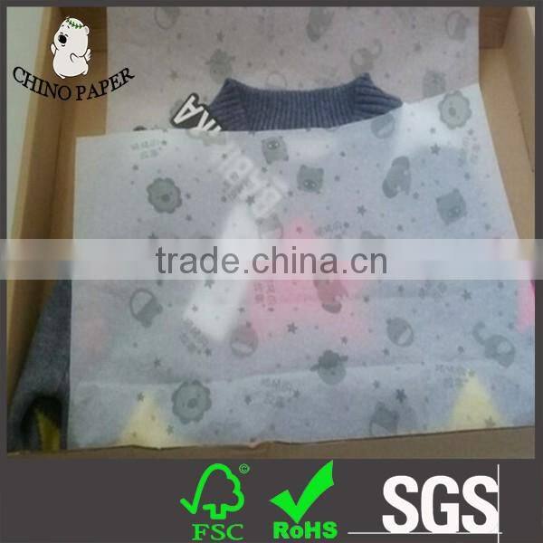 Pure color pink tissue paper wrap gifts