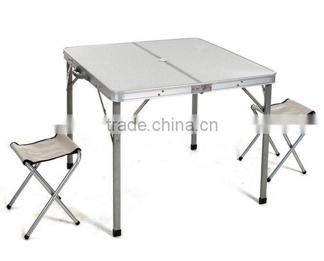 Aluminum Folding Portable Picnic Camping Set Table and Chairs