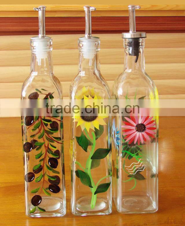 hot selling glass storage bottle