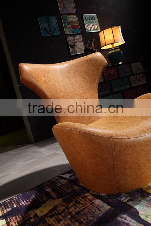 YYF3 Good Quality Luxury Hotel Leather Sofa Chair/Single Sofa Chair/Lounge Sofa Chair Designs