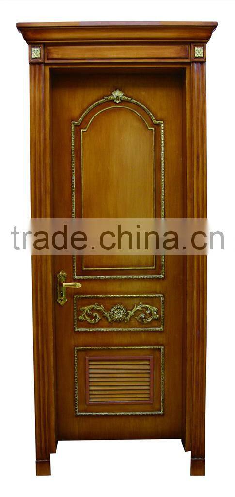 Antique French Old World Style Single Door, Made of Solid Wood Finished by Handcrafted BF11-12241d