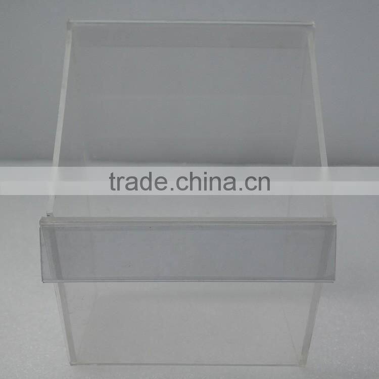 T shape acrylic sign holder