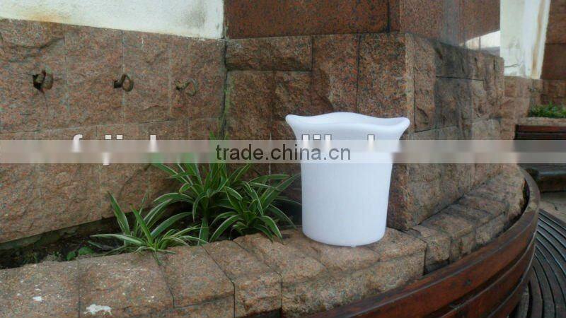 Lighting plastic pot / plastic LED planter / illuminated led flower pots