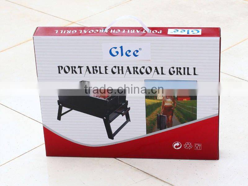 Hot sale ! Folding Charcoal Grill bbq stands Easy Carry Suit Indoor and Outdoor
