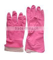 NMSAFETY thick purple rubber gloves household latex work gloves spray flock