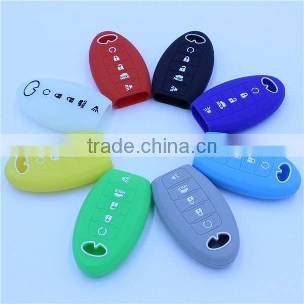 Shenzhen Factory supply silicone key cover for infiniti 5 buttons