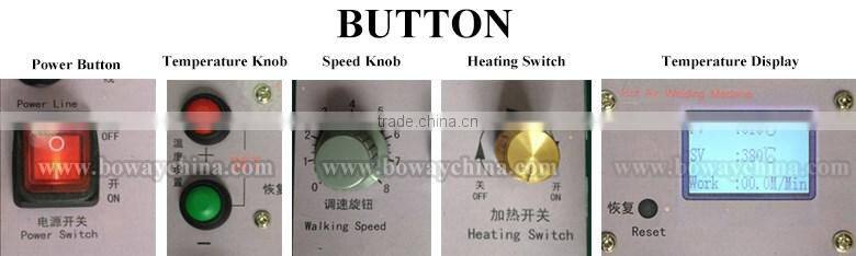 BW-TOP3400 Laser precision positioning system hot air banner welding Machine