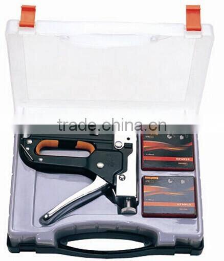 Professional 3-purpose Staple gun set with plastic case