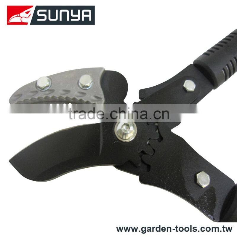 Gear anvil metal lopper for garden