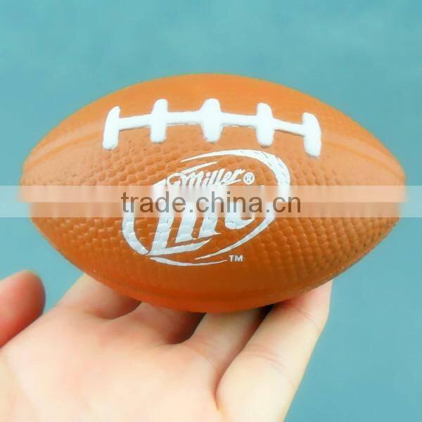 High Quality pu rugby stress ball with customer logo