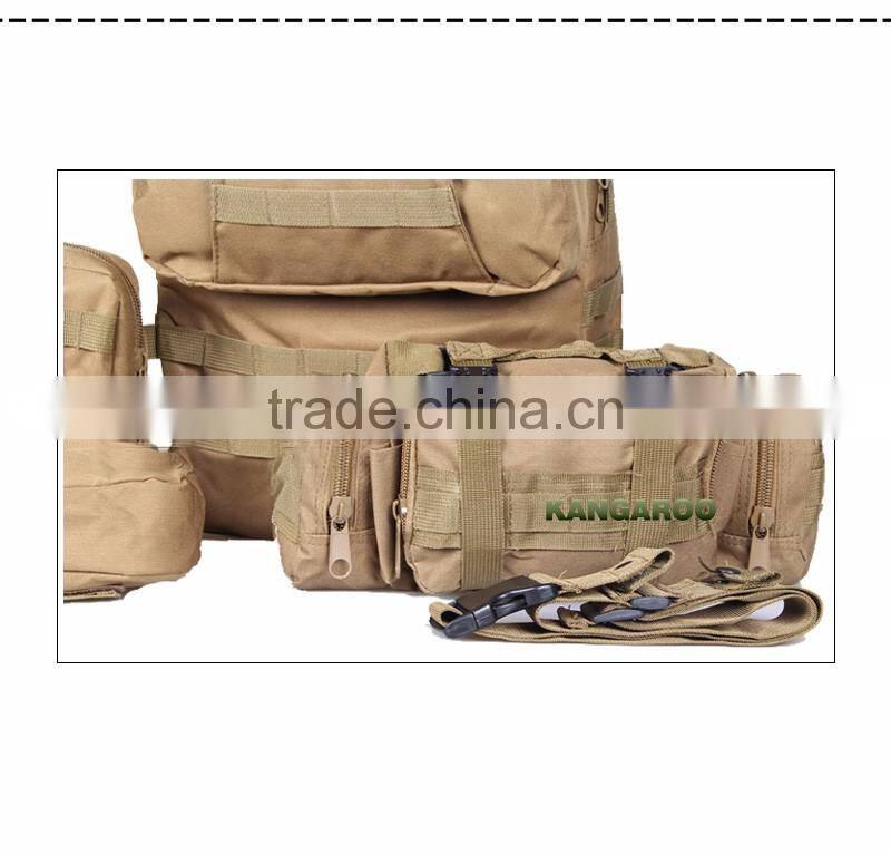 Canvas Camping Camouflage Backpack Bag
