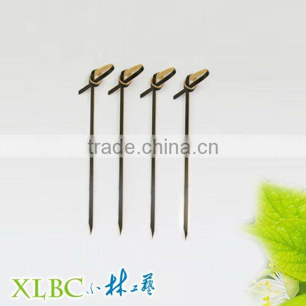 9cm Bamboo knotted picks with color
