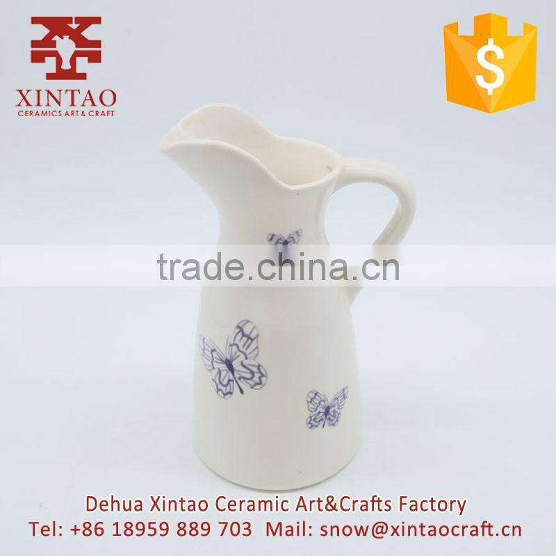 Antique style with butterfly Ceramic Salad Bowl, Patriotic Picnic