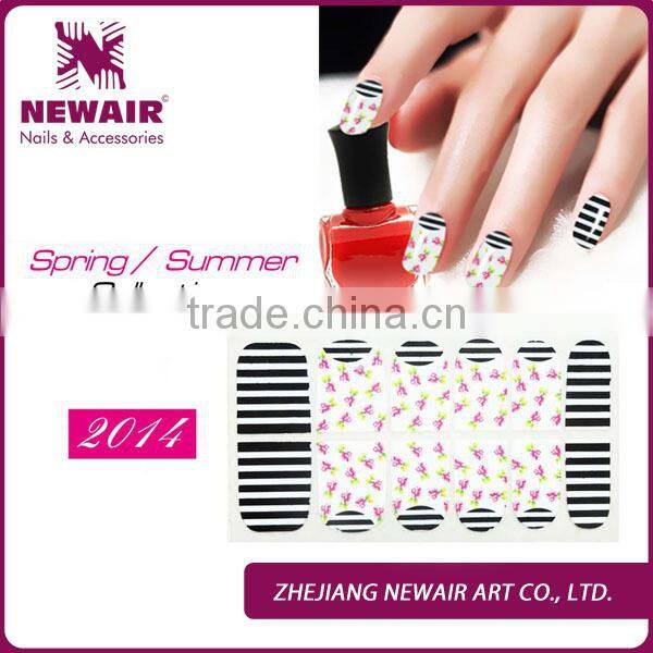 Zhejiang Yiwu Vivi Nail peel off full cover polish nail strips nail stickers
