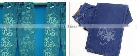 MC 9060 beautifully design denim jeans popular clothing laser cutting and engraving machine price