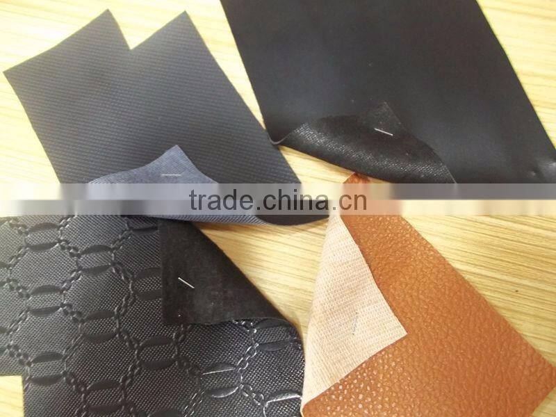 B Grade Pvc Artificial Leather Stocklot for Shoes and Bags