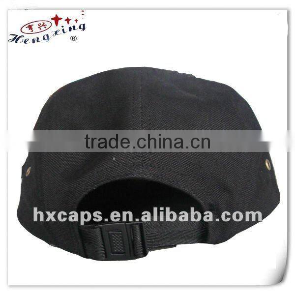 Custom printed flat brim 5 panel hat aztec print hat