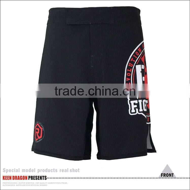 Large size sportswear custom design mens mma fight shorts
