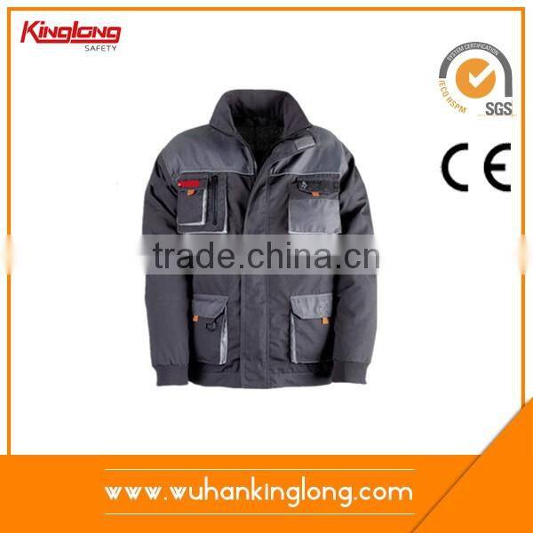 Hot sell mens bubble two tone jacket with chest reinforcement