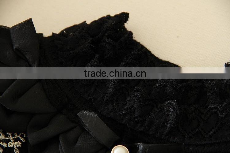 Black kid clothes woolen sweater designs for children 2015 new hot sale guangzhou kids clothes/kids clothing manufacturer