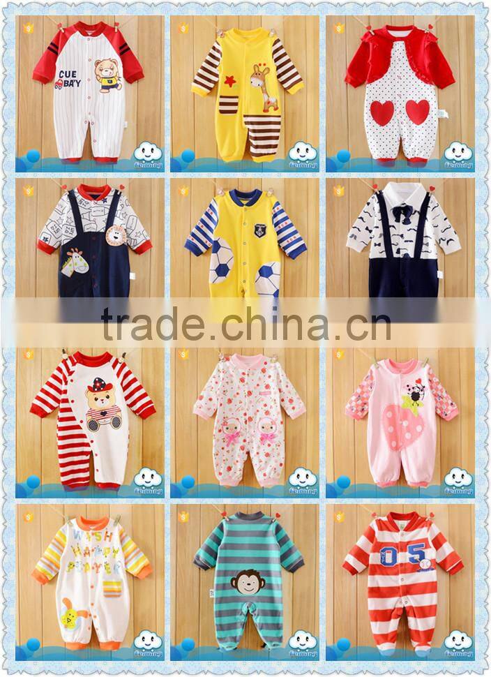 AR-271B 2017 High quality romper custom baby romper new born baby clothes romper sleepwear