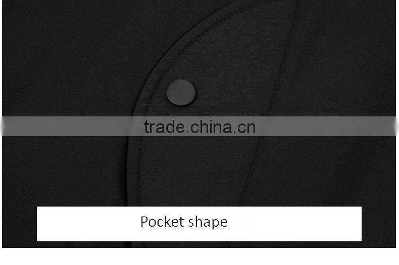 Wholesale OEM Mens Fashion Black Bomber Jacket With Sleeve Pocket