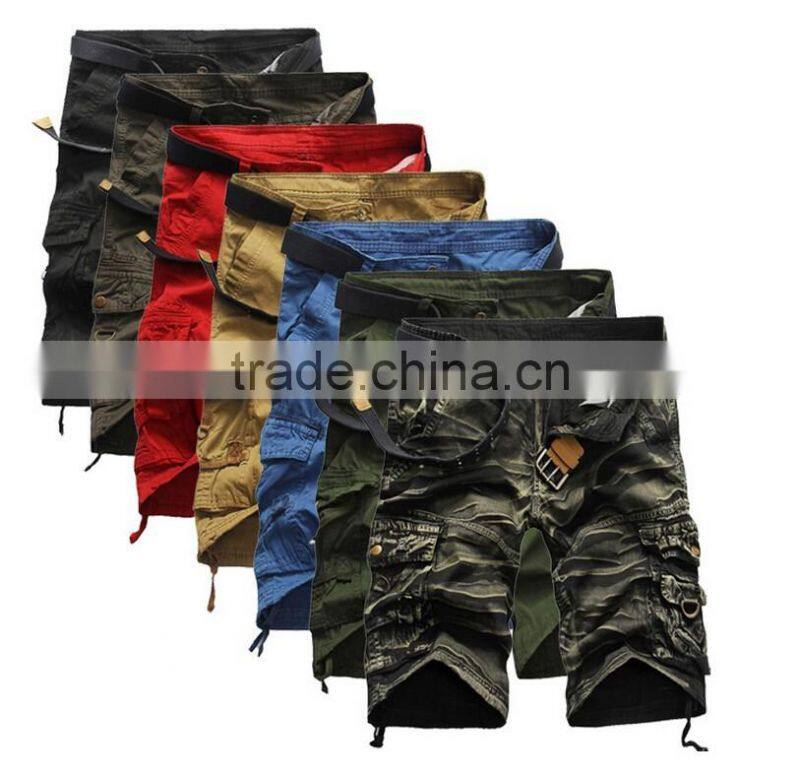 Mens Military Cargo Shorts 2016 Men Casual Sports Cargo Shorts men Camo Cargo Shorts Military Camouflage Short