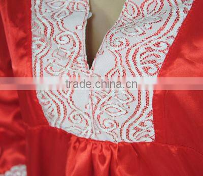 female red super soft pajamas , home sleepwear