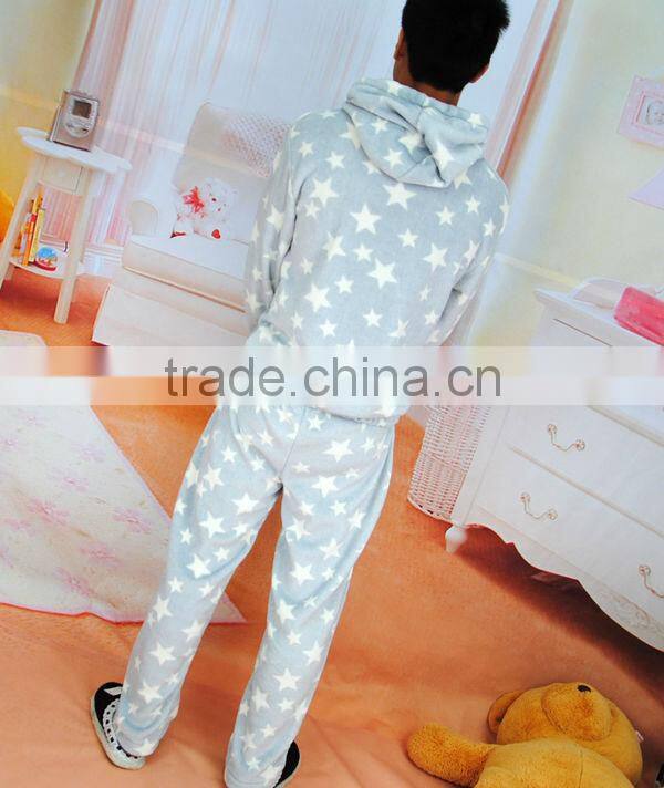100% polyester printed coral fleece pajama